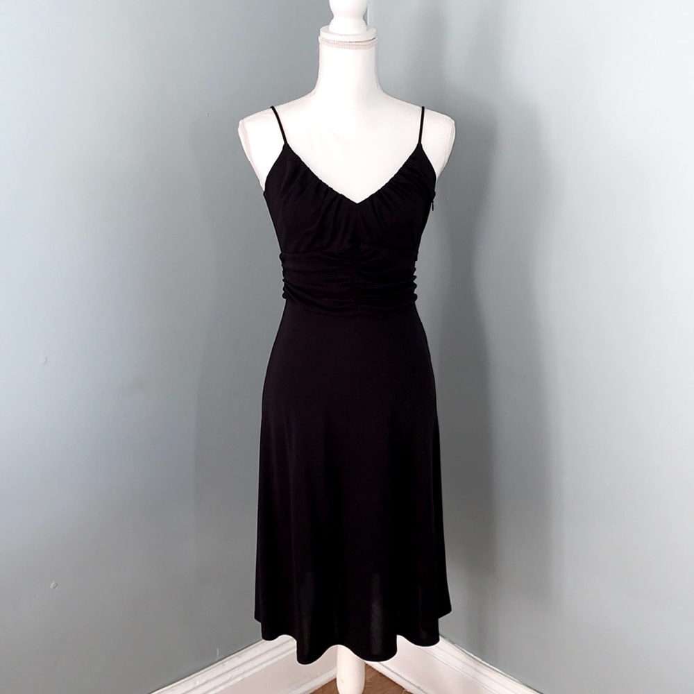 Loft Sexy/Classy Black Midi Dress
